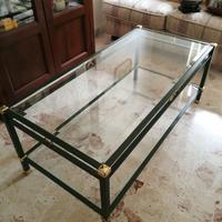 tavolino da salotto con lampada coordinata