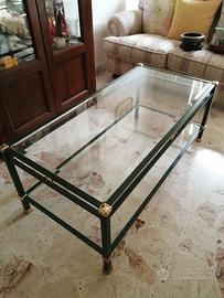 tavolino da salotto con lampada coordinata