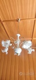lampadario vintage 5 luci