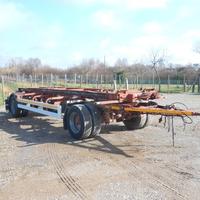 Rimorchio ATLAS ARF48 per casse scarrabili da m.7,
