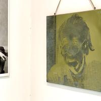 Albert Einstein Opera pop in zinco