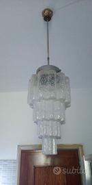 LAMPADARIO VINTAGE IN VETRO DI MURANO