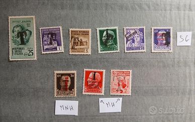 francobolli R.S.I- soprastampati con la T