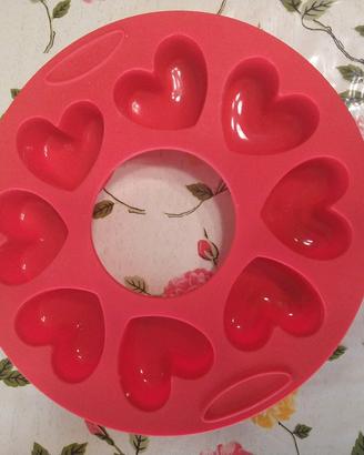 Stampi in silicone - cuori e rotondo 