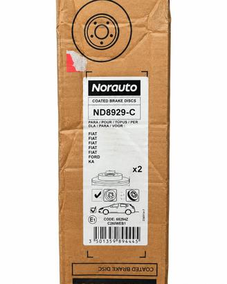 DISCHI FRENO ANTERIORI NORAUTO – ND8929-C – 240x20