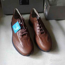 Scarpe uomo, marca SOLDINI, pelle marrone, num. 44