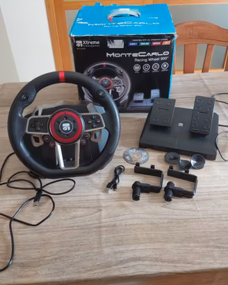 Volante da gaming per play 4/3,xbox one,switch,pc