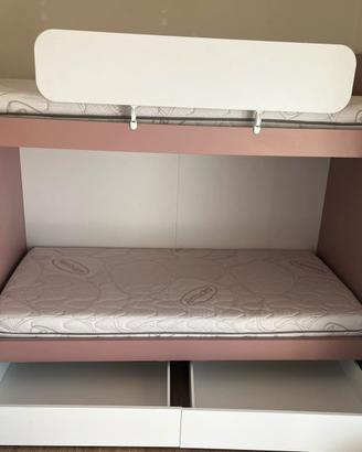 Letto a castello MISTRAL completo di materassi