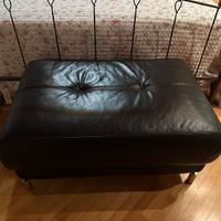 Pouf pelle poggiapiedi