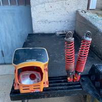 Ammortizzatori e mascherina Fantic trial 200