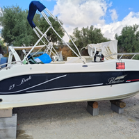 Barca BLULINE 23 Deck semicabinato walkaround