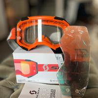 Maschera Scott Fury Chrome Occhiali Motocross