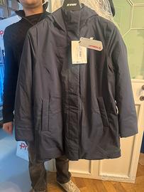 Giacca blu K-way nuova con cartellino