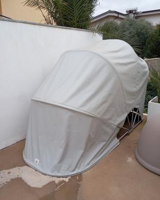 Garage coprimoto chiocciola 