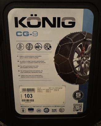 Konig catene da neve misura 103