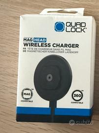 Quadlock testa mag con ricarica wireless