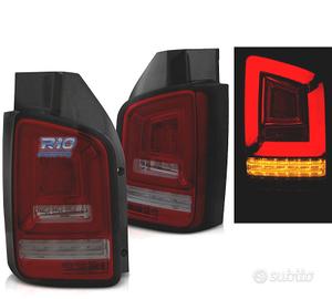 FANALI PER VOLKSWAGEN VW T5 10-15 2P FULL LED DINA
