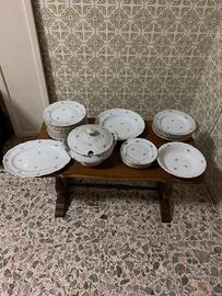 Servizio piatti vintage