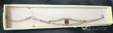 Bracciale con quadrifoglio