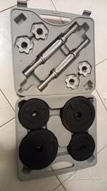 Set Manubri Domyos 20kg – Kit Pesi con Valigetta 