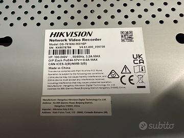 Hikvision nvr DS-7616NI-M2/16P