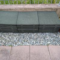 piastrelle gomma giardino piastre 