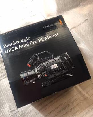 Blackmagic Ursa mini pro PL mount
