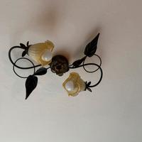 Plafoniera ferro battuto