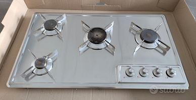 Piano cottura a gas ALPES INOX  4 fuochi