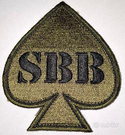 Patch Tattica Asso di Picche SBB Velcro - OD Green