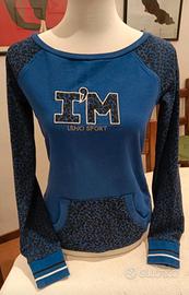Liu Jo Sport - Felpa Donna Blu. Small 