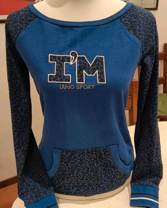 Liu Jo Sport - Felpa Donna Blu. Small 