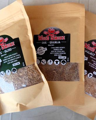 n. 3 pz. Legno per Affumicatore da Cucina 400ml