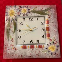 Orologio da parete in vetro veneziano