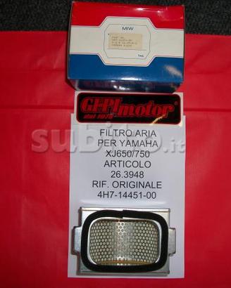 Filtro aria per yamaha xj 650/750