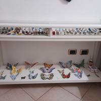  etagere bianco con vetrina