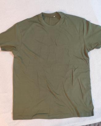 T-shirt unisex 100% cotone taglia L – verde 