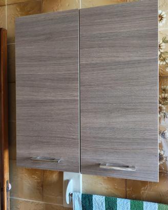 pensile bagno e specchiera 