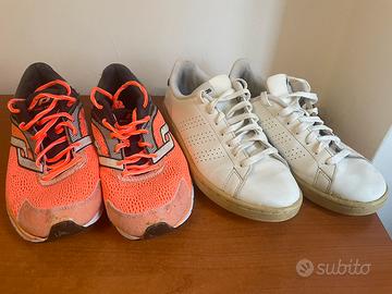 Set 2 paia di scarpe taglia 40 Adidas+running