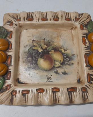 Vassoio Svuotatasche Vintage in Ceramica