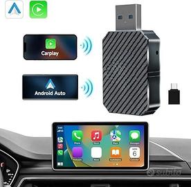 ADATTATORE USB PER AUTO UNIVERSALE 2 IN 1 CARPLAY