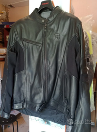 giacca moto in pelle Hevik 3XL omologata