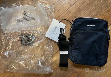 KWAY - ELROY Borsa a Spalla Blue Depht, Nuova