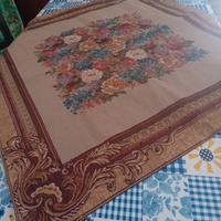 tappeto tavola floreale 