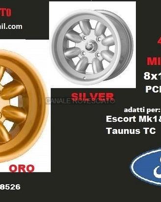 Minilite 8x 13 4x108 et-6 ford