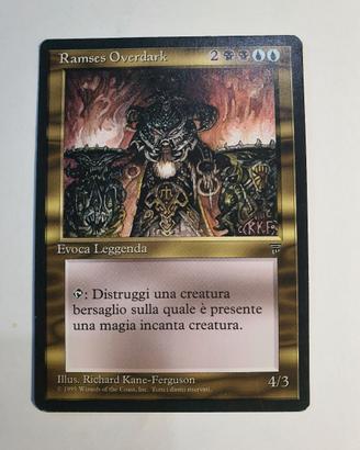 Magic MTG Ramses Overdark Leggende ITA 1995
