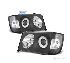 FARI MERCEDES CLASSE E W124 85-93 FONDO NERO