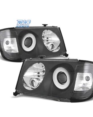 FARI MERCEDES CLASSE E W124 85-93 FONDO NERO