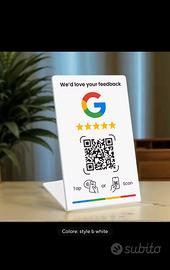 QR programmabile NFC Recensioni Google
