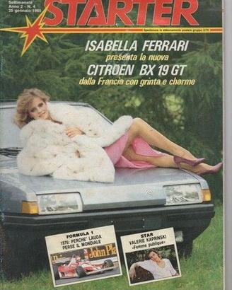 rivista starte 25 gennaio 1985 isabella ferrari